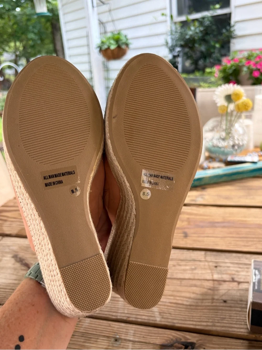 Dolce Vita Coral Suede Espadrille Wedge Mules